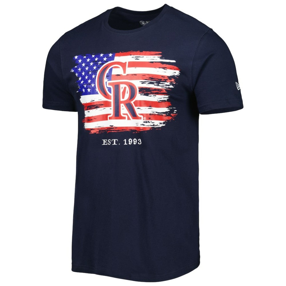 Colorado Rockies 4th of July Jersey T-Shirt Navy | New Era