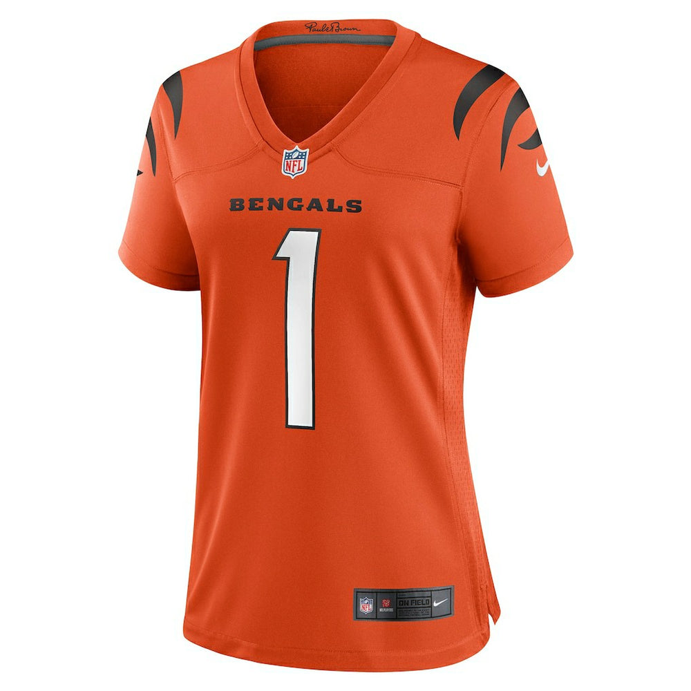 Ja'Marr Chase Cincinnati Bengals Women's Alternate Game Jersey - Orange