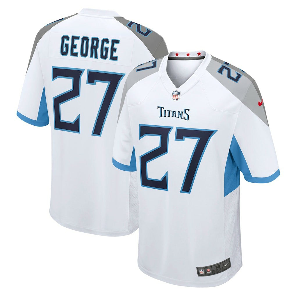 Eddie George Tennessee Titans Retired Player Game Jersey - White