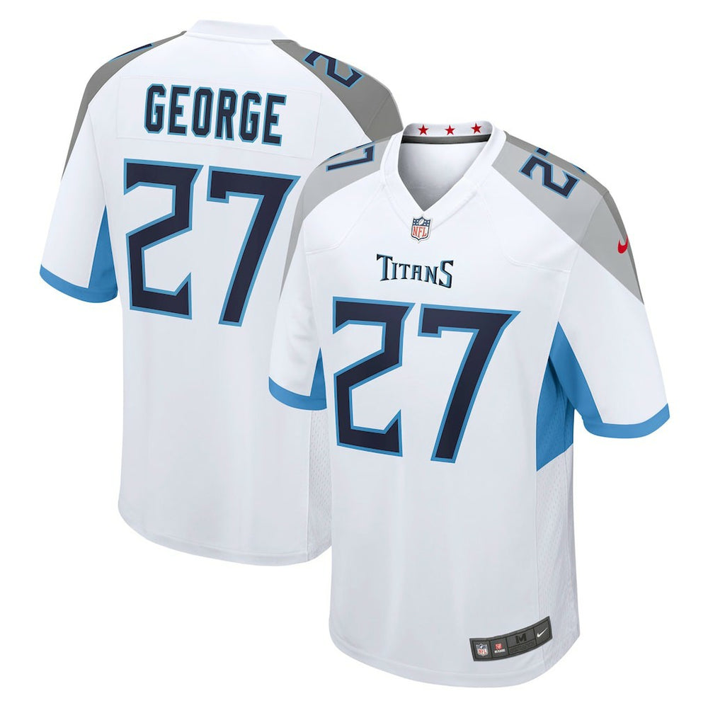 Eddie George Tennessee Titans Retired Player Game Jersey - White