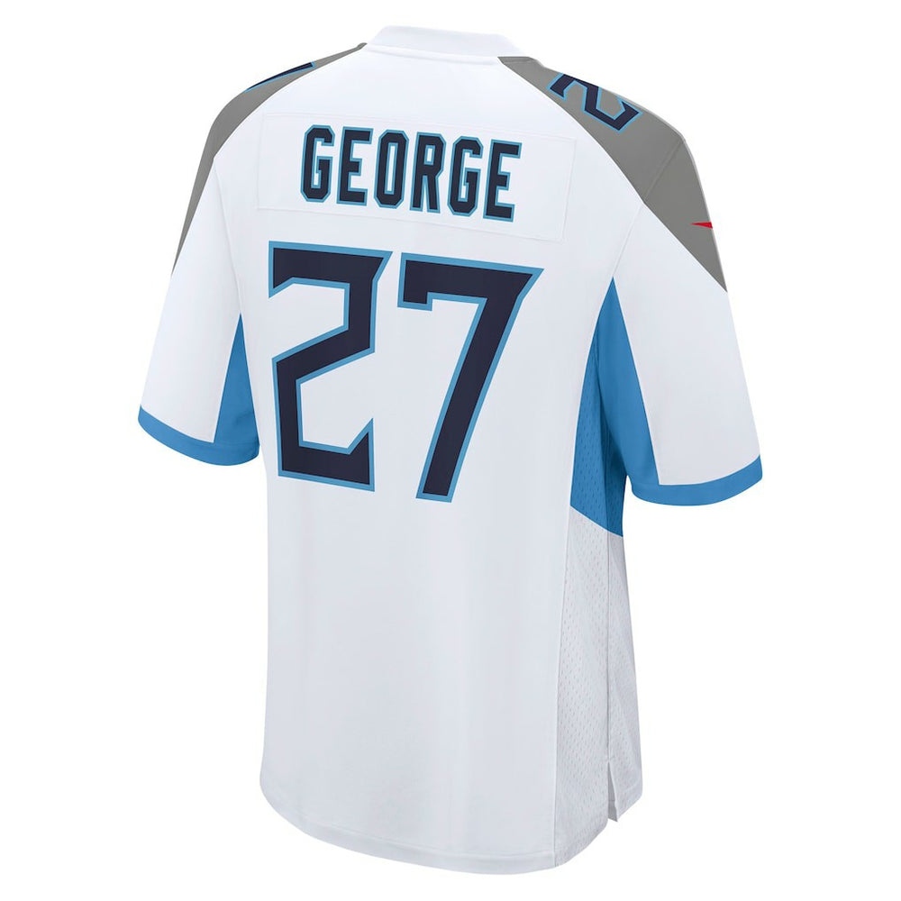 Eddie George Tennessee Titans Retired Player Game Jersey - White