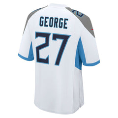 Eddie George Tennessee Titans Retired Player Game Jersey - White