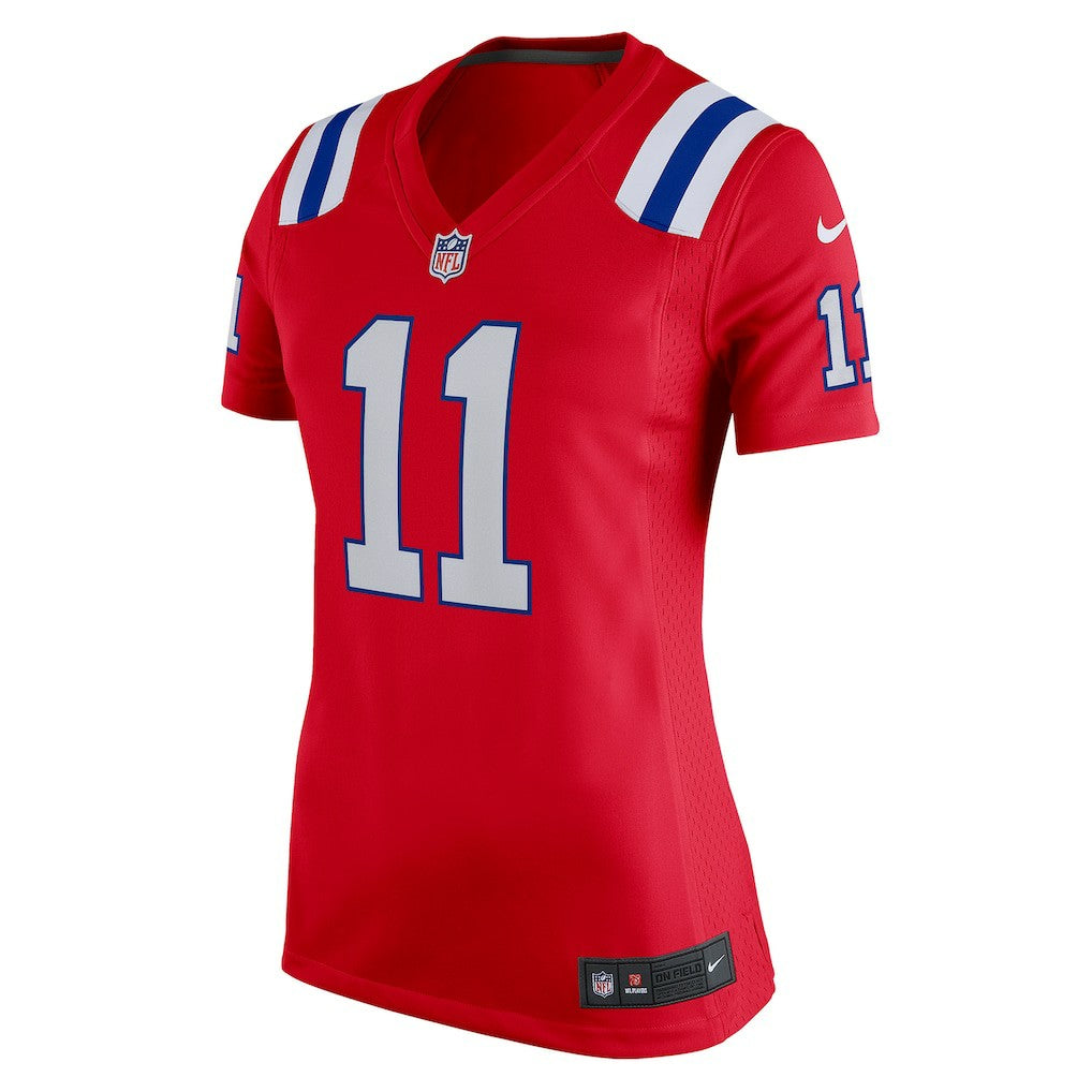 Drew Bledsoe New England Patriots Women's Retired Game Jersey - Red
