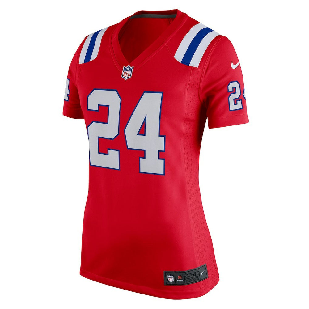 Ty Law New England Patriots Women's Retired Game Jersey - Red
