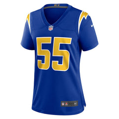 Junior Seau Los Angeles Chargers Women's Retired Game Jersey - Royal