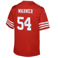Fred Warner San Francisco 49ers Youth Game Jersey - Scarlet