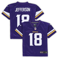 Justin Jefferson Minnesota Vikings Preschool Game Jersey - Purple