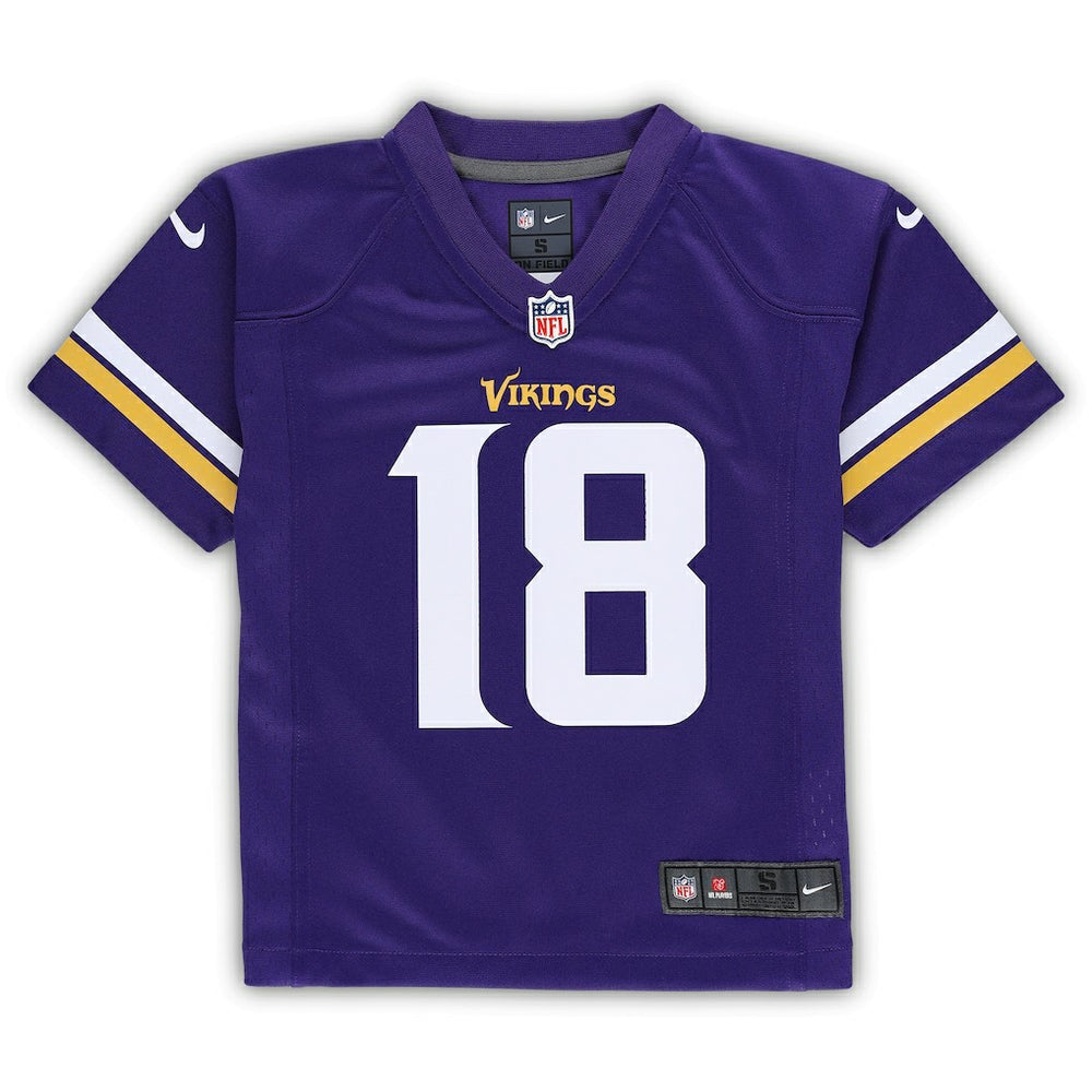 Justin Jefferson Minnesota Vikings Preschool Game Jersey - Purple