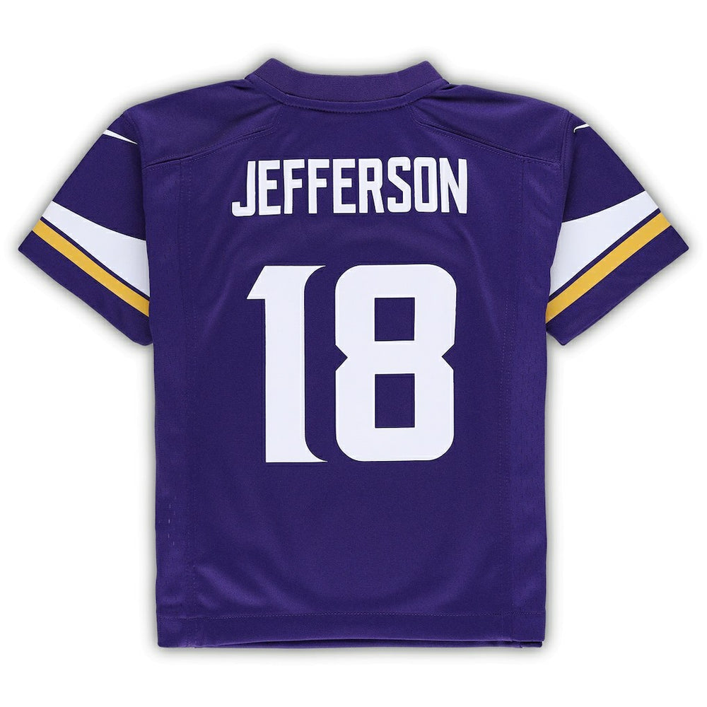 Justin Jefferson Minnesota Vikings Preschool Game Jersey - Purple