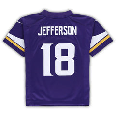 Justin Jefferson Minnesota Vikings Preschool Game Jersey - Purple