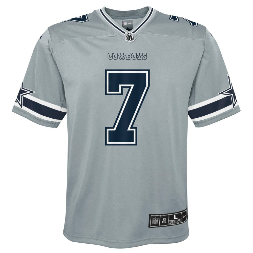 Trevon Diggs Dallas Cowboys Youth Inverted Game Jersey - Silver
