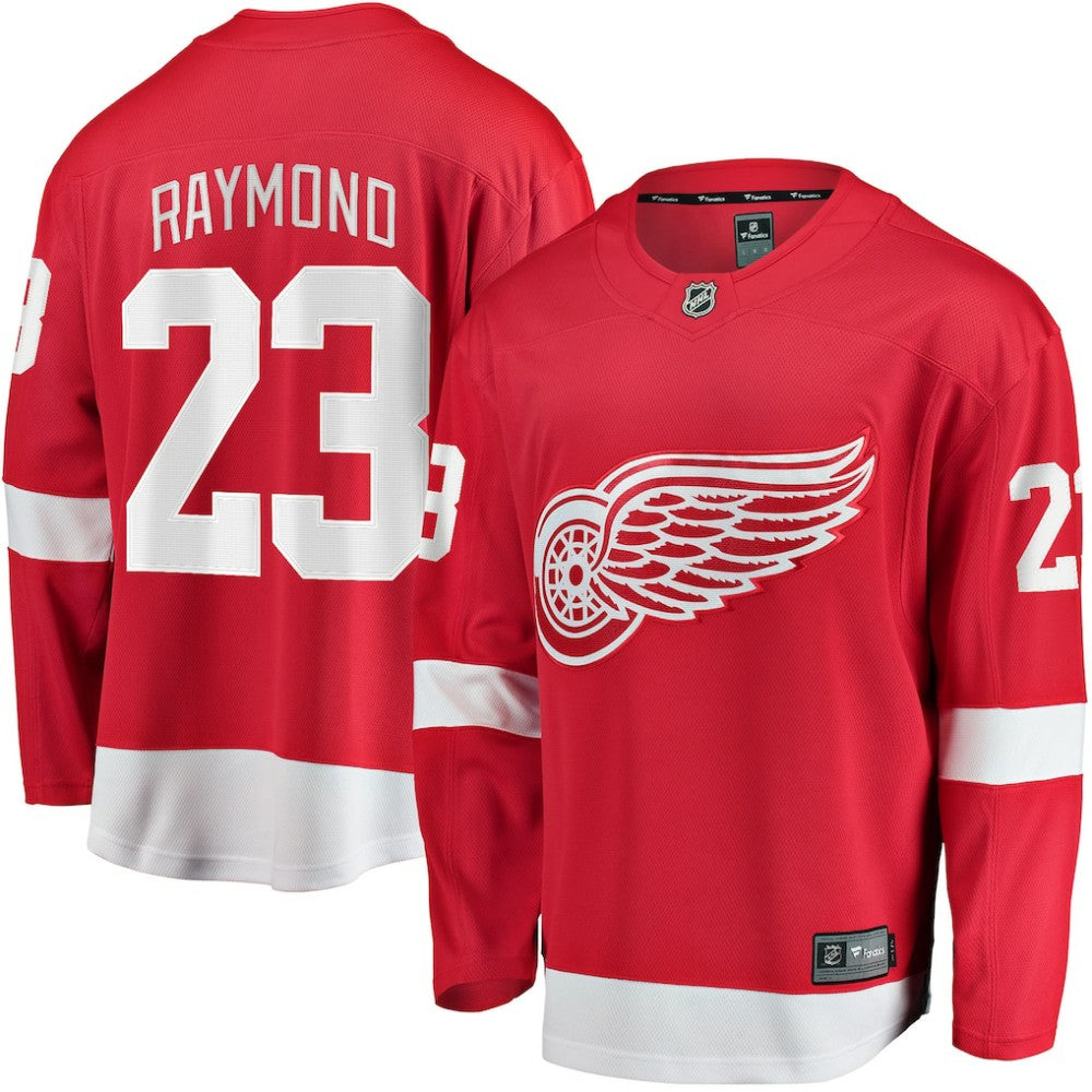 Lucas Raymond Detroit Red Wings Fanatics Home Breakaway Player Jersey Red
