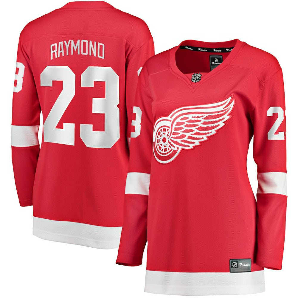 Lucas Raymond Detroit Red Wings Fanatics Women's Home Breakaway Player Jersey Red