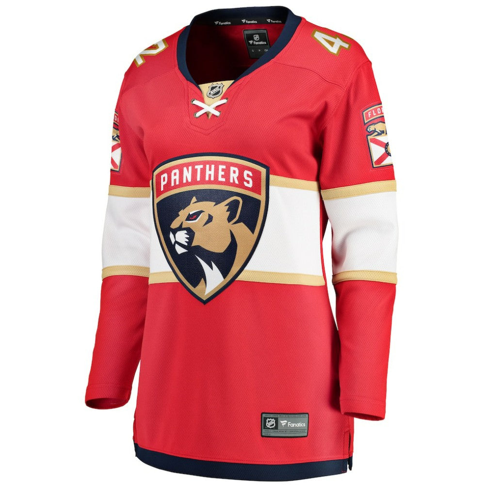 Gustav Forsling Florida Panthers Fanatics Women's Home Breakaway Player Jersey Red