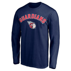 Cleveland Guardians Personalized Winning Streak Long Sleeve T-Shirt Navy