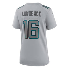Trevor Lawrence Jacksonville Jaguars Women's Atmosphere Fashion Game Jersey - Gray