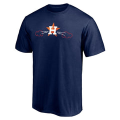 Houston Astros Hometown Collection Scoreboard Bull T-Shirt Navy