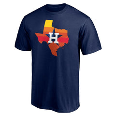 Houston Astros Hometown Collection Texas Sunrise T-Shirt Navy