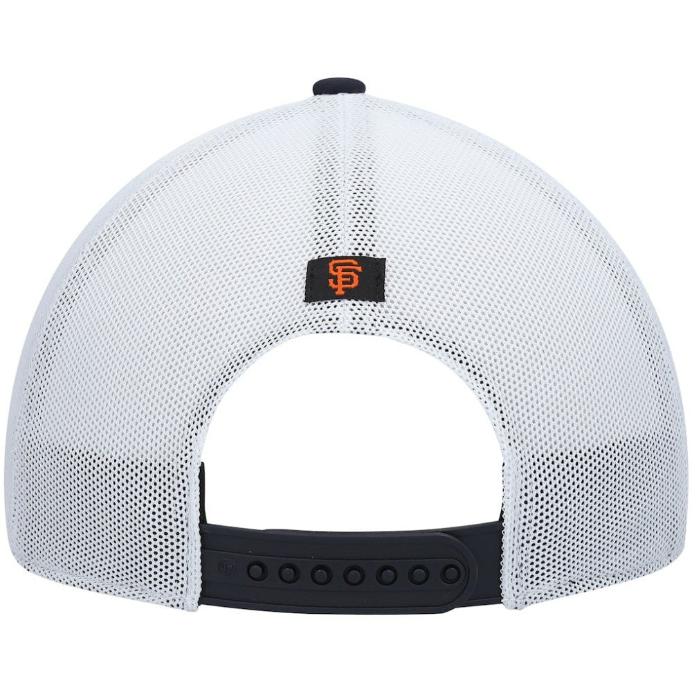 San Francisco Giants Flag Fill Trucker Snapback Hat Navy/White | 47 brand