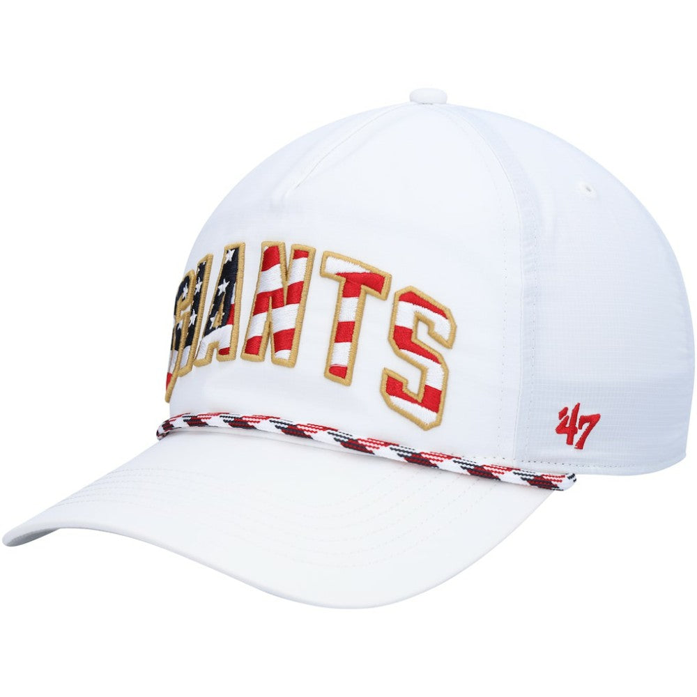 San Francisco Giants Flag Flutter Hitch Snapback Hat White | 47 brand