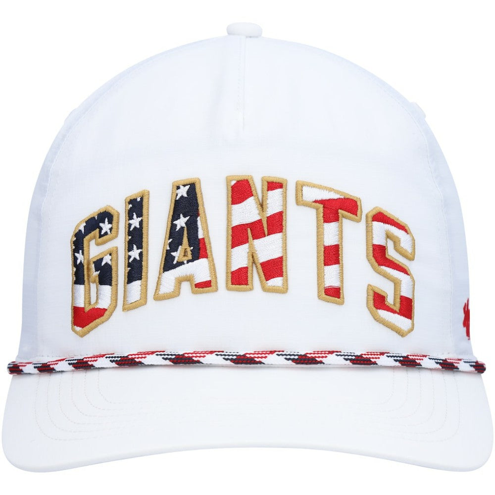 San Francisco Giants Flag Flutter Hitch Snapback Hat White | 47 brand