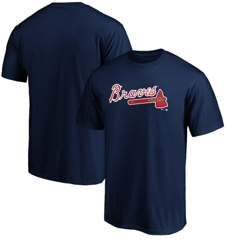 Atlanta Braves Official Team Wordmark T-Shirt Navy