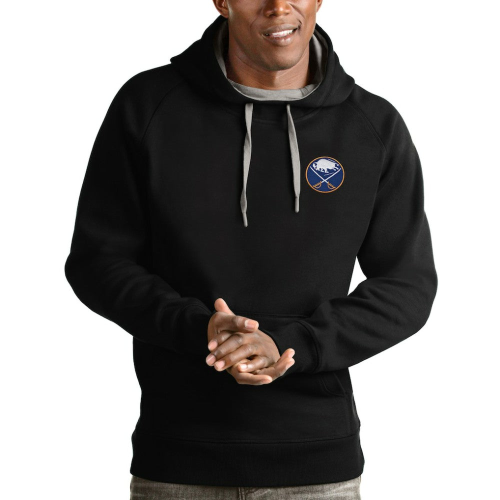 Buffalo Sabres Antigua Victory Pullover Hoodie Black