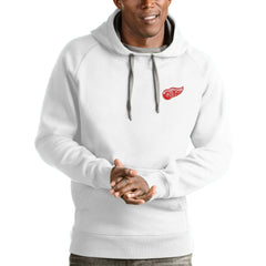 Detroit Red Wings Antigua Victory Pullover Hoodie White
