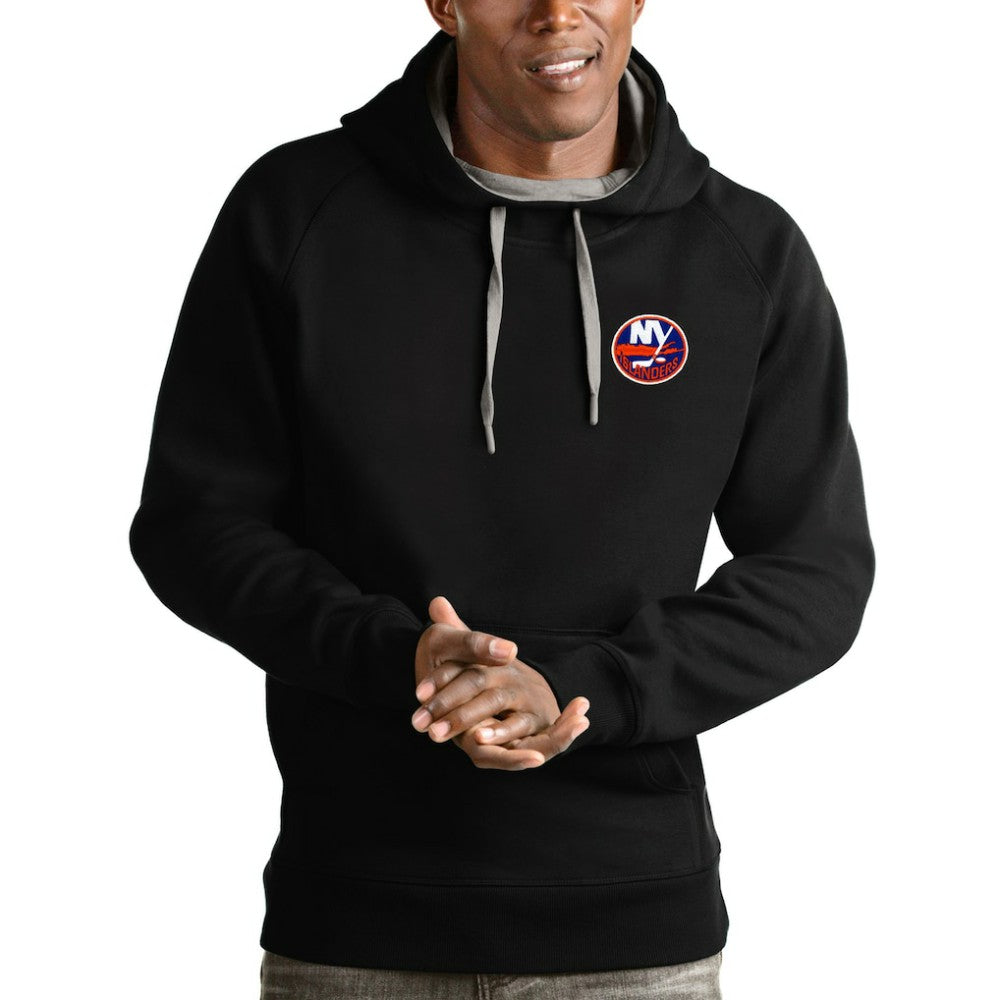 New York Islanders Antigua Victory Pullover Hoodie Black