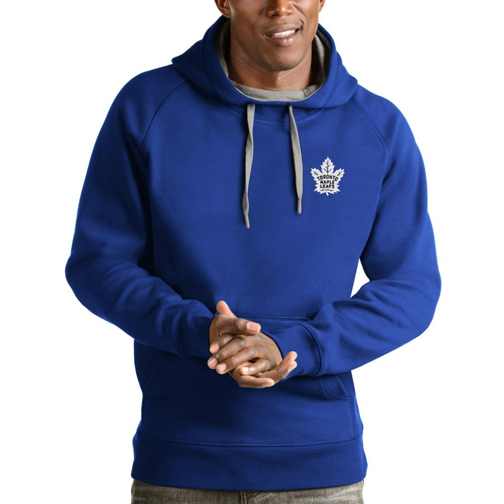 Toronto Maple Leafs Antigua Team Victory Pullover Hoodie Blue