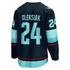 Jamie Oleksiak Seattle Kraken Fanatics Home Breakaway Player Jersey Deep Sea Blue