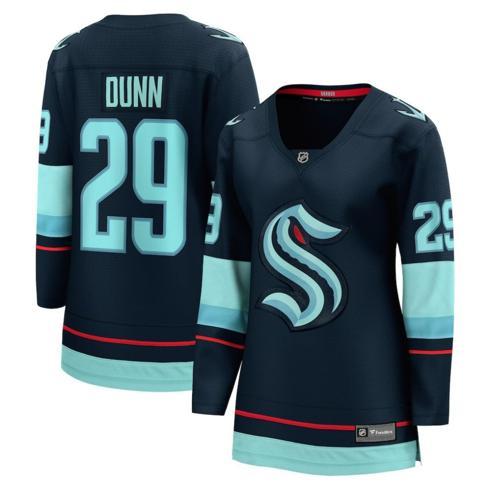 Vince Dunn Seattle Kraken Fanatics Women's Home Breakaway Player Jersey Deep Sea Blue