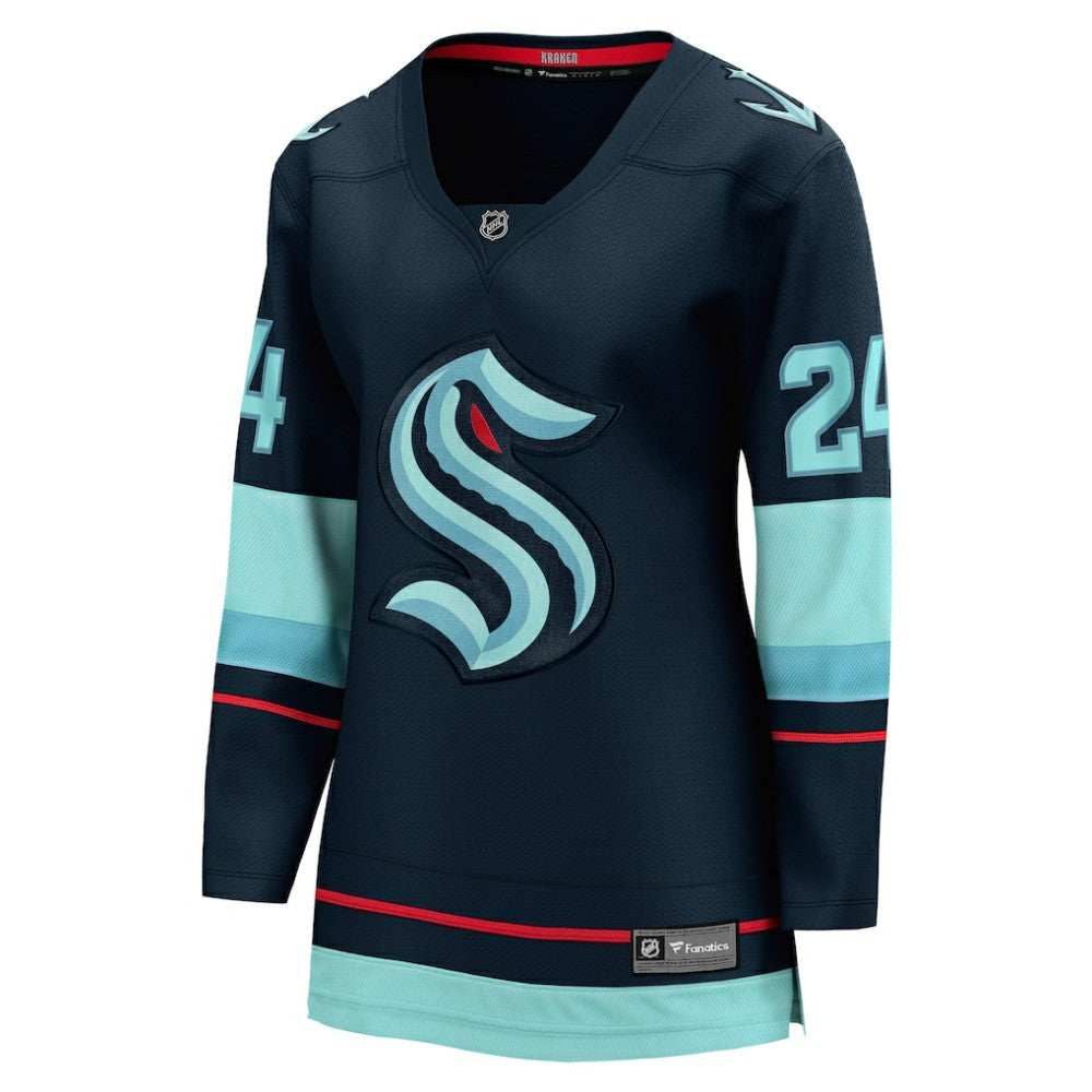Jamie Oleksiak Seattle Kraken Fanatics Women's Home Breakaway Player Jersey Deep Sea Blue