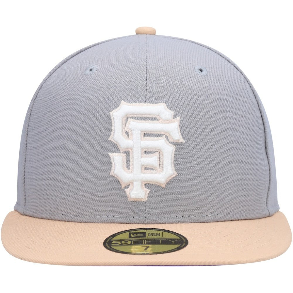 San Francisco Giants 2007 MLB All-Star Game Purple Undervisor 59FIFTY Fitted Hat Gray/Peach | New Era