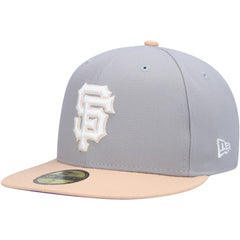 San Francisco Giants 2007 MLB All-Star Game Purple Undervisor 59FIFTY Fitted Hat Gray/Peach | New Era