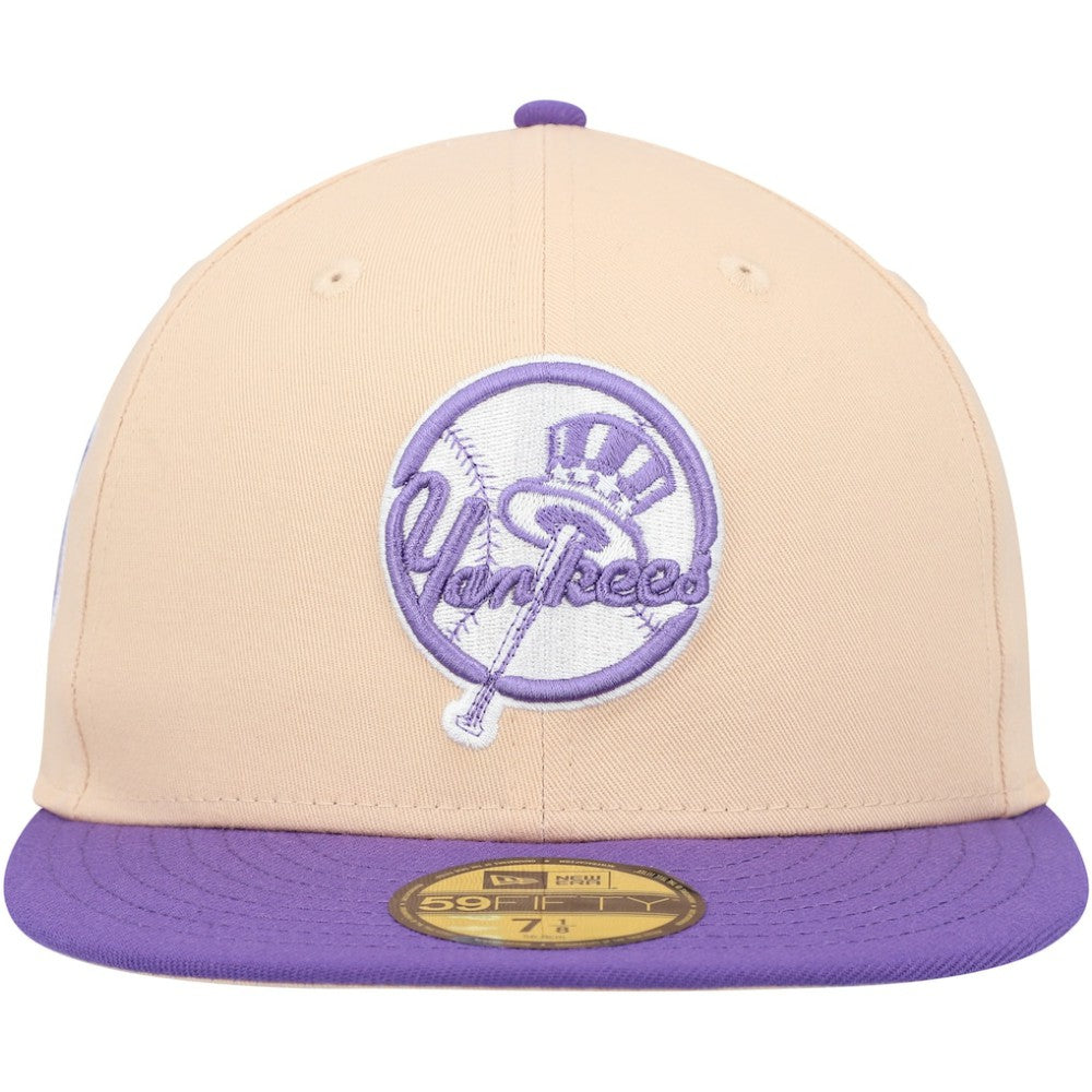 New York Yankees Subway Series Side Patch 59FIFTY Fitted Hat Peach/Purple | New Era