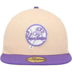 New York Yankees Subway Series Side Patch 59FIFTY Fitted Hat Peach/Purple | New Era