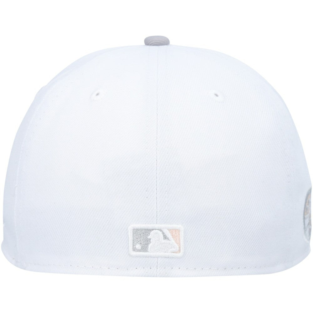 Colorado Rockies 2007 World Series Side Patch Undervisor 59FIFTY Fitted Hat White/Gray | New Era