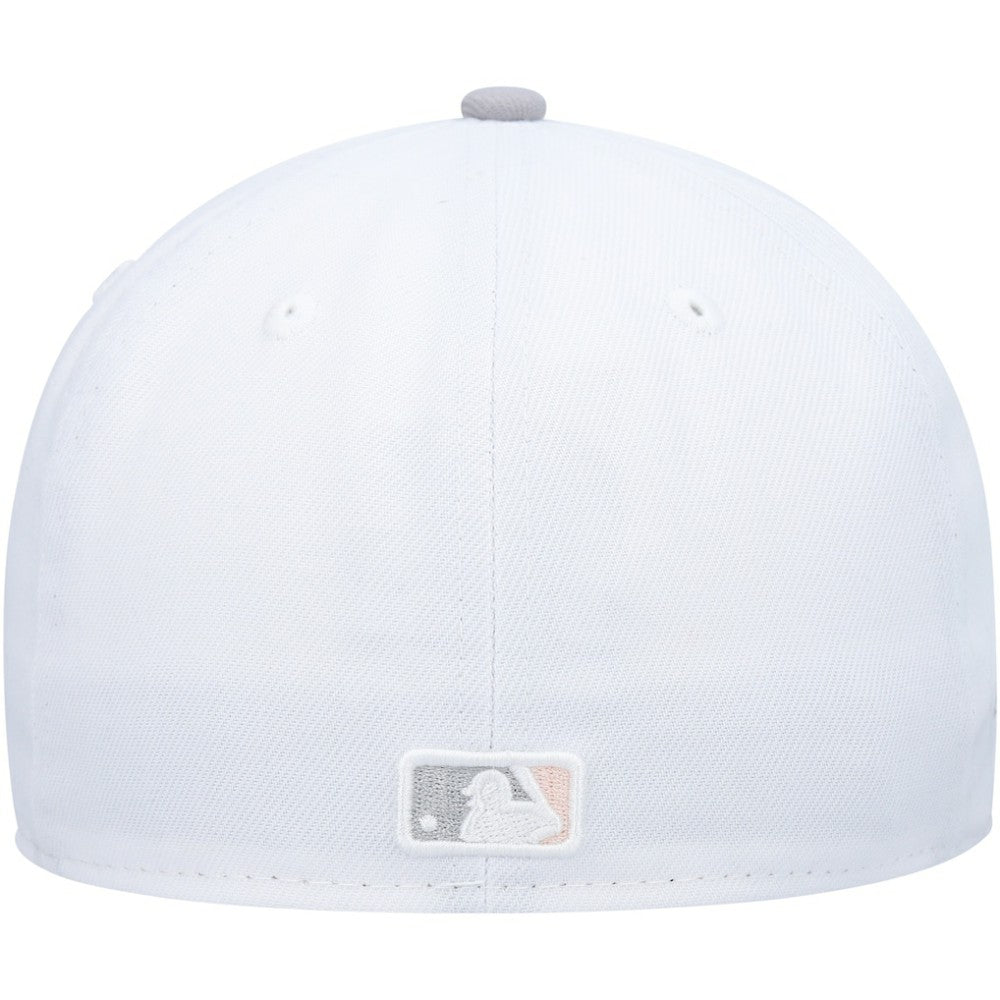 San Francisco Giants 2002 World Series Side Patch Undervisor 59FIFTY Fitted Hat White/Gray | New Era