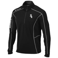 Chicago White Sox Shotgun Omni-Wick Quarter-Zip Pullover Jacket Black | Columbia