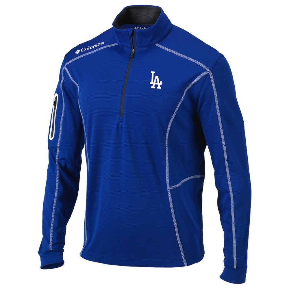 Los Angeles Dodgers Shotgun Omni-Wick Quarter-Zip Pullover Jacket Royal | Columbia