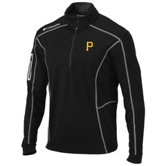 Pittsburgh Pirates Shotgun Omni-Wick Quarter-Zip Pullover Jacket Black | Columbia