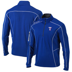 Texas Rangers Shotgun Omni-Wick Quarter-Zip Pullover Jacket Royal | Columbia