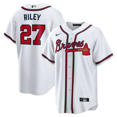 Austin Riley Atlanta Braves Home Replica Player Jersey White | Nike