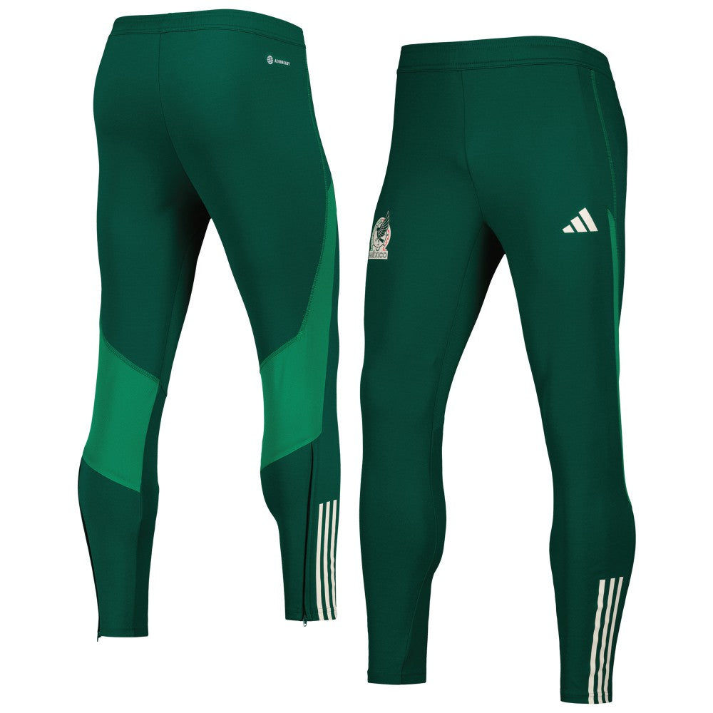 Mexico National Team AEROREADY Pre-Match Pants Green - Adidas