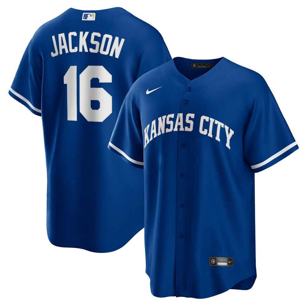 Bo Jackson Kansas City Royals Alternate 2 Replica Jersey Rush Blue | Nike