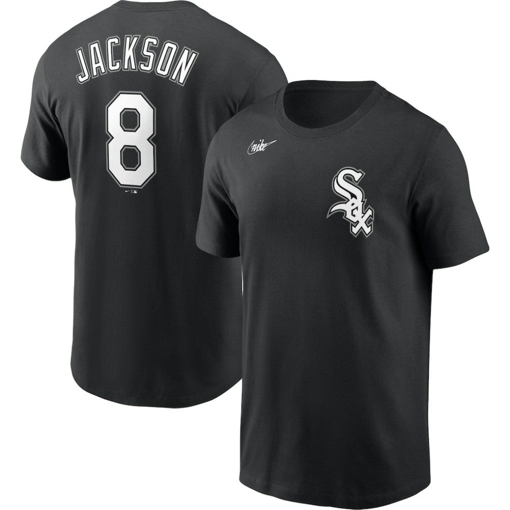 Bo Jackson Chicago White Sox Cooperstown Collection Name & Number T-Shirt Black | Nike