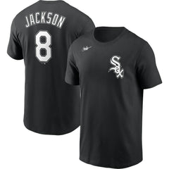 Bo Jackson Chicago White Sox Cooperstown Collection Name & Number T-Shirt Black | Nike