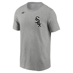 Bo Jackson Chicago White Sox Cooperstown Collection Name & Number T-Shirt Heathered Gray | Nike