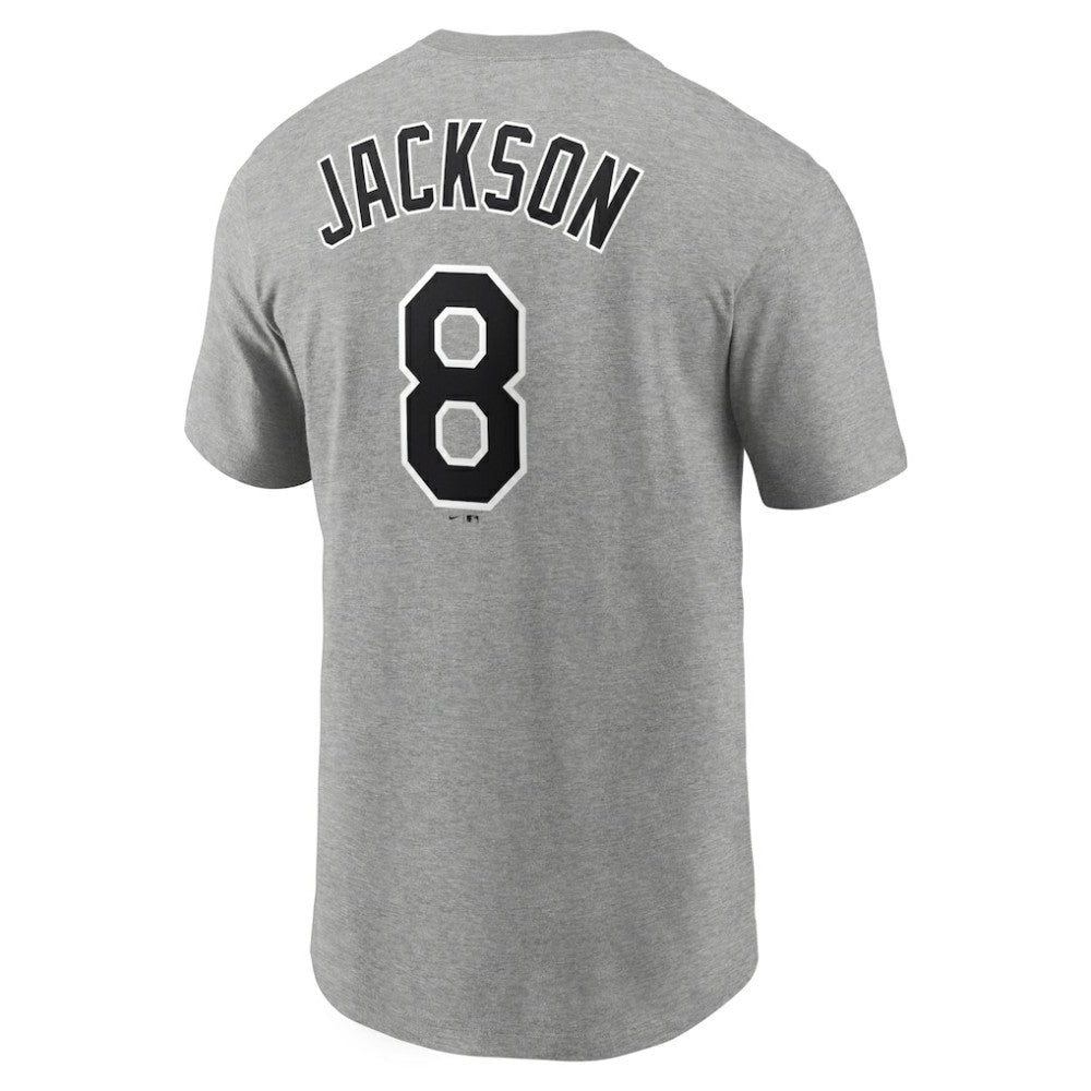Bo Jackson Chicago White Sox Cooperstown Collection Name & Number T-Shirt Heathered Gray | Nike